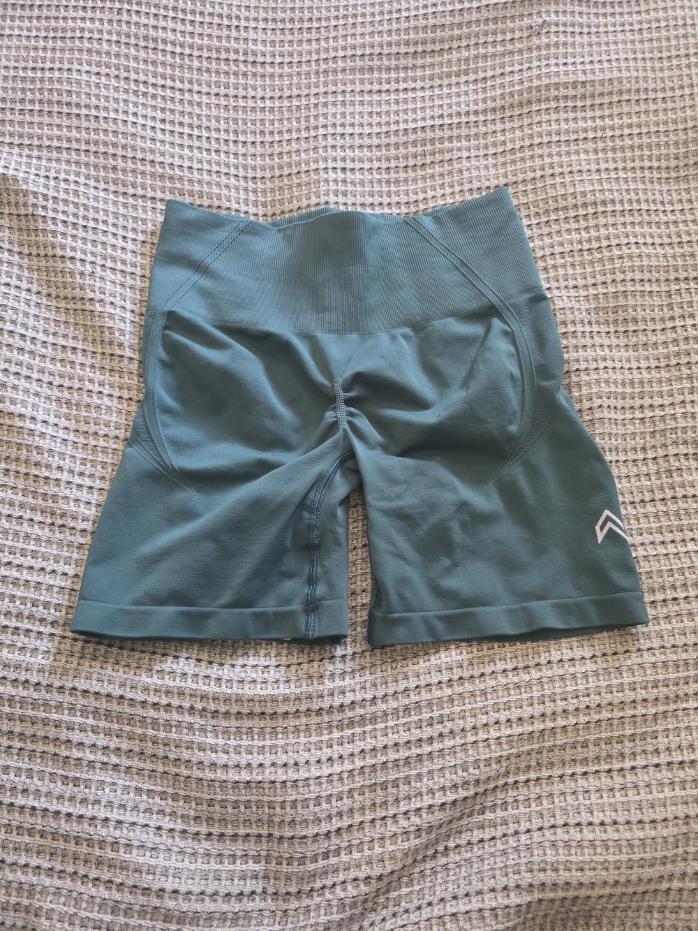 Women Oner Active Teal High-Rise Athletic Bike Shorts